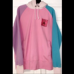 Teddy Fresh Color Block Hoodie